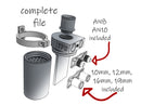 3D Printed Vented Oil Catch Can Complete STL File