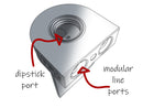 3D Printed Vented Oil Catch Can Complete STL File
