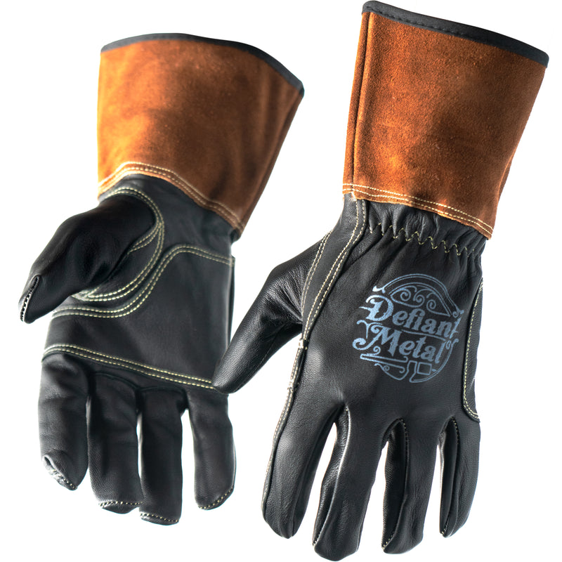 Defiant Metal Black TIG Gloves