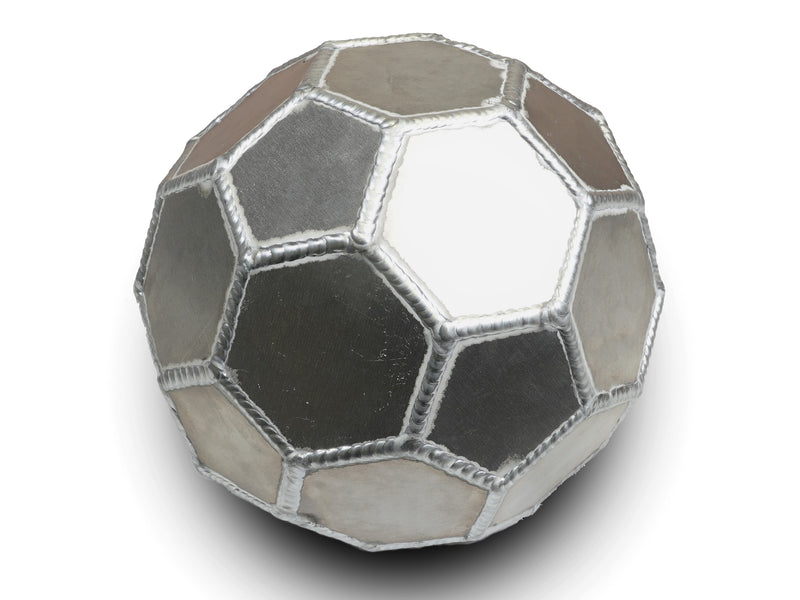 Aluminum Steel and Stainless Soccer ball TIG welding practice kit