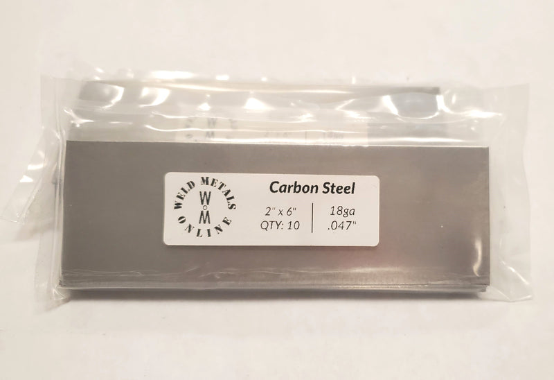 Colled Rolled Carbon Steel 2x6 Coupons