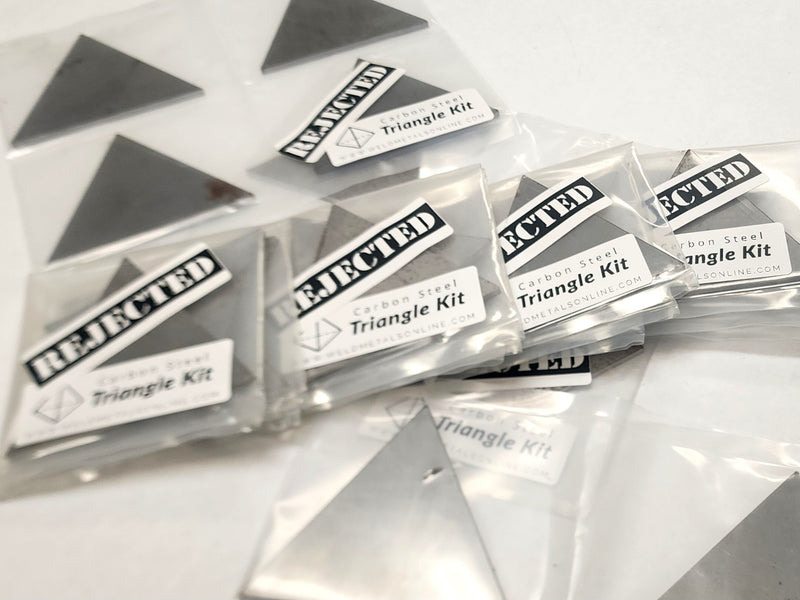 Reject Carbon Steel Triangle Pyramid