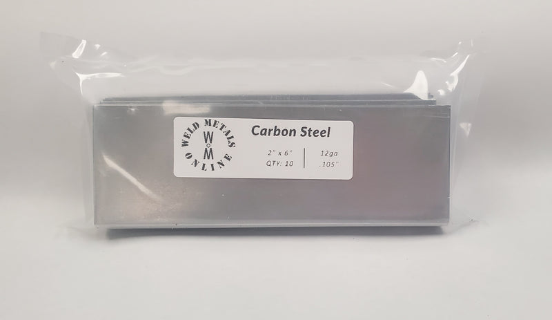 Colled Rolled Carbon Steel 2x6 Coupons