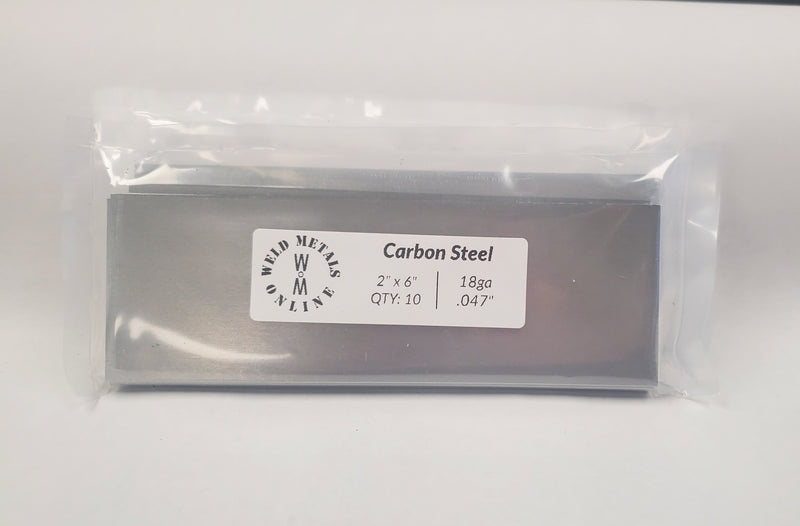 Colled Rolled Carbon Steel 2x6 Coupons