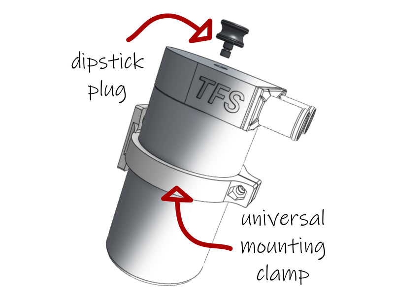3D Printed Recirculated Oil Catch Can Complete STL File