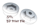 Hexagon Dimple Die 3D Print File