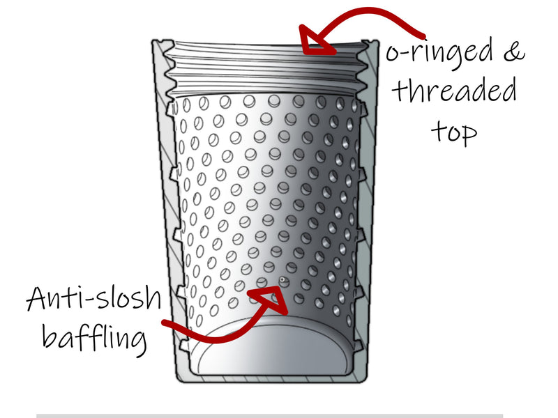 3D Printed Vented Oil Catch Can Complete STL File