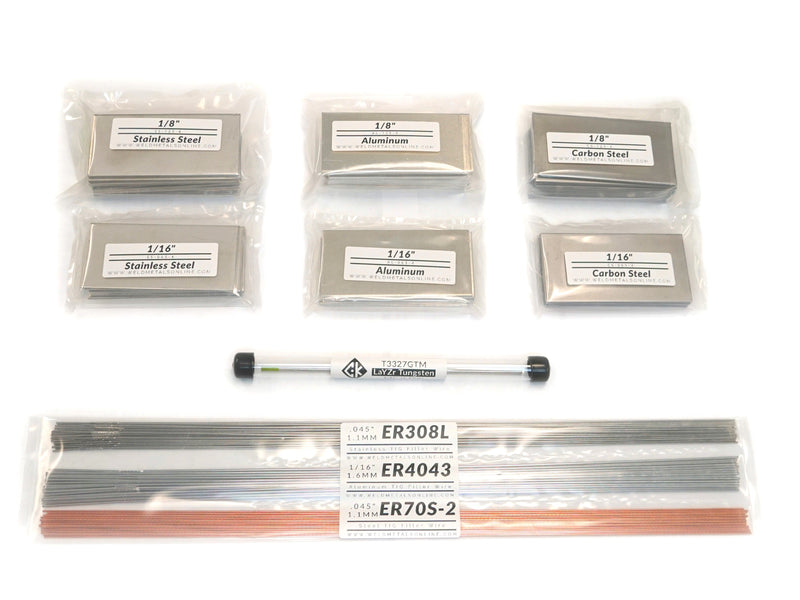 Stainless Aluminum Carbon (SAC) TIG Starter Kit