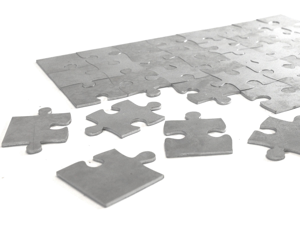 Puzzle En Acier Inoxydable Vintage Rowi, Fabriqué En Allemagne De L'Ouest