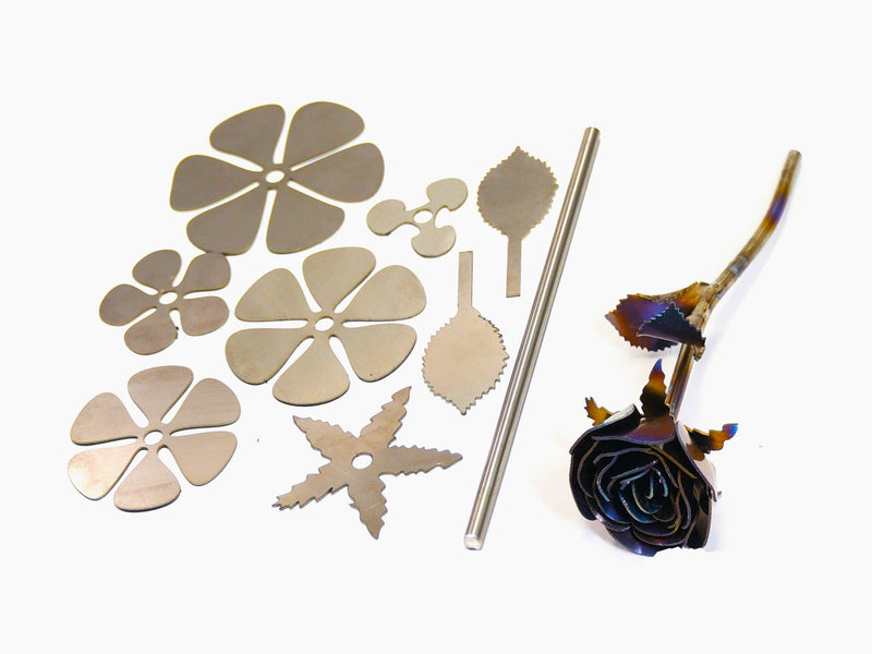 Titanium Metal Rose Kit