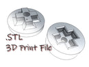 X Dimple Die 3D Print File