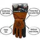 Defiant Metal Black MIG Gloves