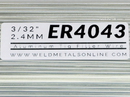 aluminum TIG filler wire .045 inches 1.1 millimeters 1/16 inches 1.6 millimeters 3/32 inches 2.4 millimeters