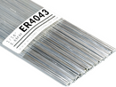 aluminum TIG filler wire .045 inches 1.1 millimeters 1/16 inches 1.6 millimeters 3/32 inches 2.4 millimeters